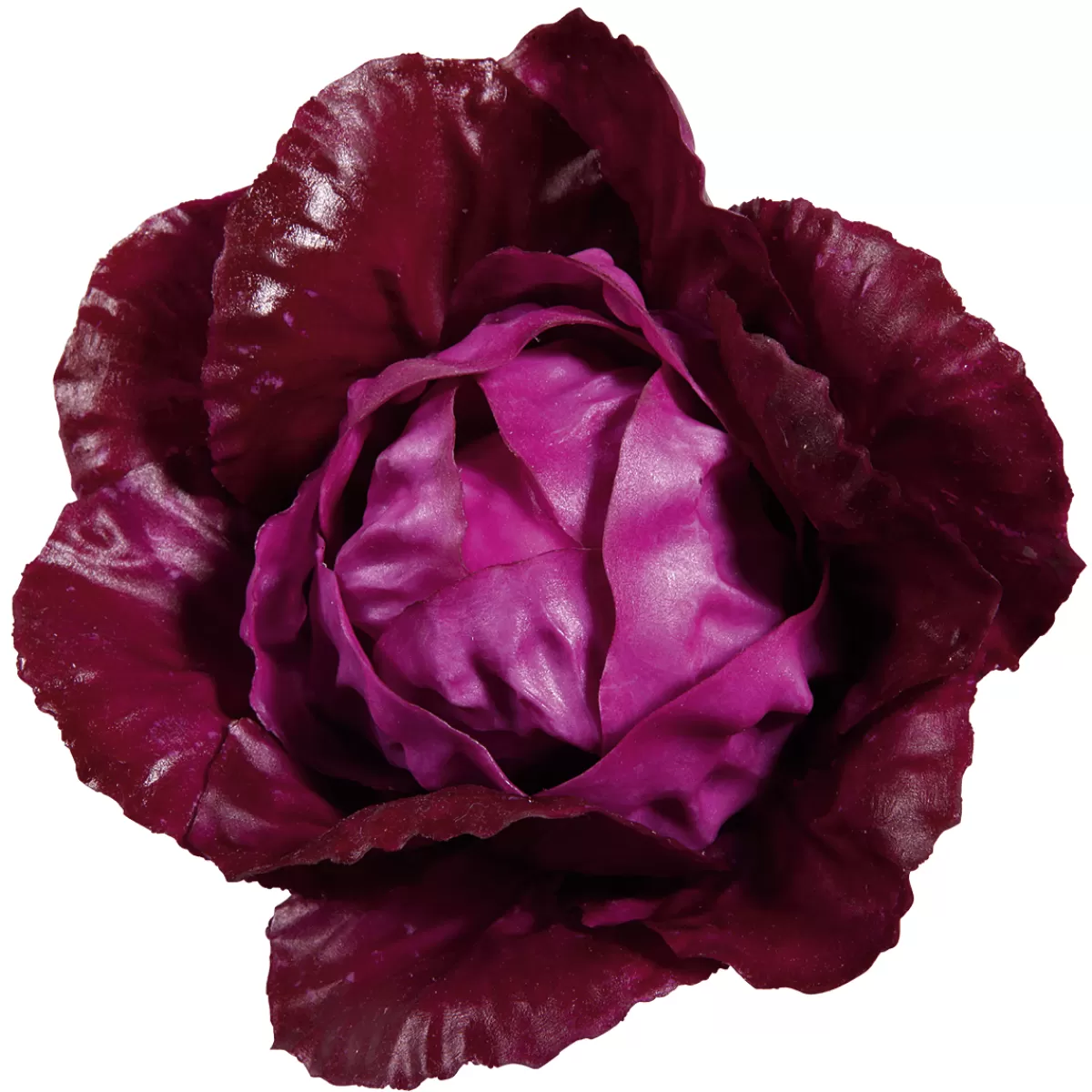 Outlet DecoWoerner Rotkohl Lebensmittel-Attrappe, 13 Cm Ø violett