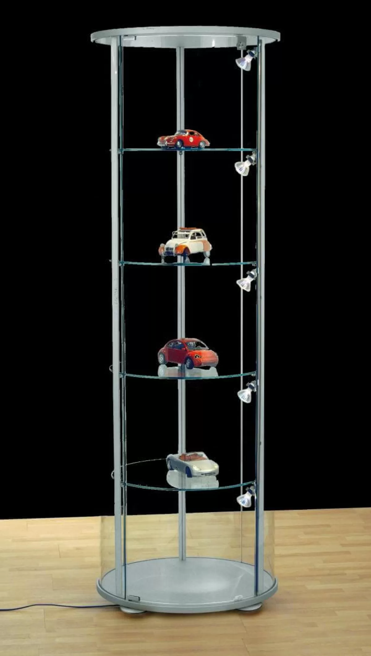 Shop DecoWoerner Rund-Vitrine, 180 Cm Hoch transparent