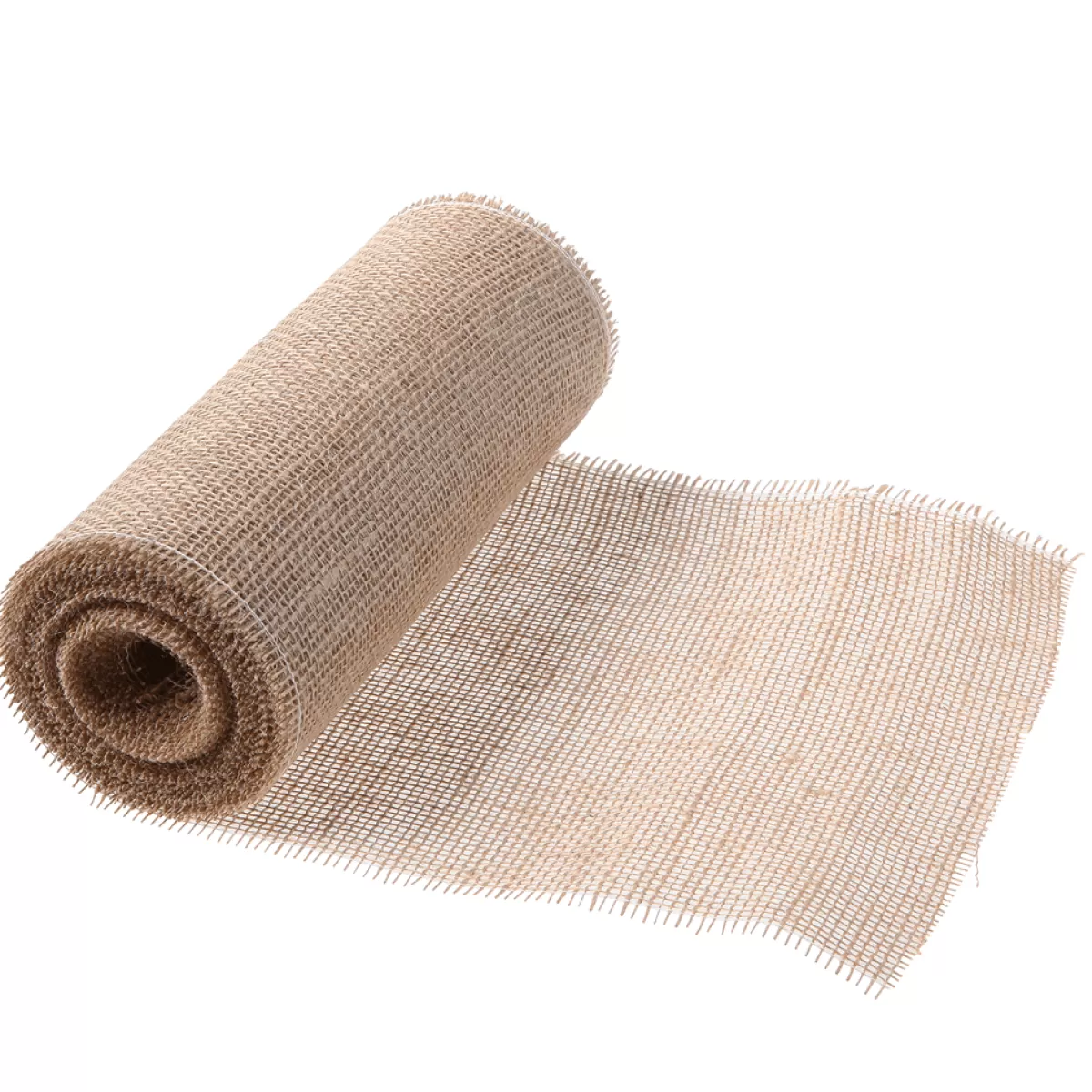 Store DecoWoerner Rupfen Jute Tischläufer 30 Cm, 10 M, Natur braun