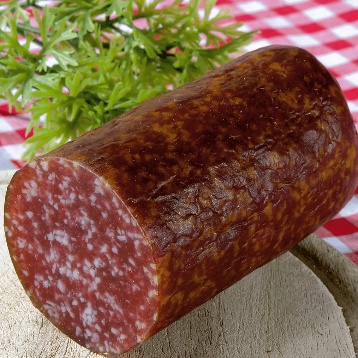 Best DecoWoerner Salami Angeschnitten Lebensmittel-Attrappe rot