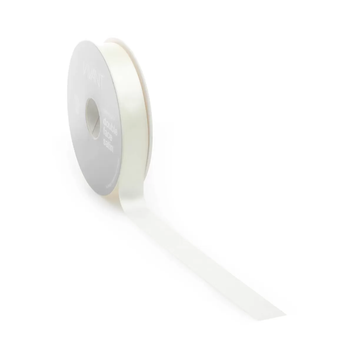 Clearance DecoWoerner Satinband, 25 Mm X 25m Creme weiß