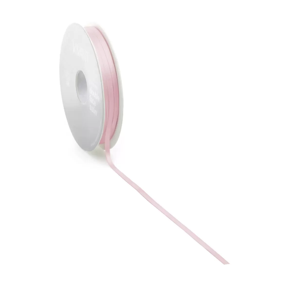 New DecoWoerner Satinband, 3 Mm X 50 M rosa