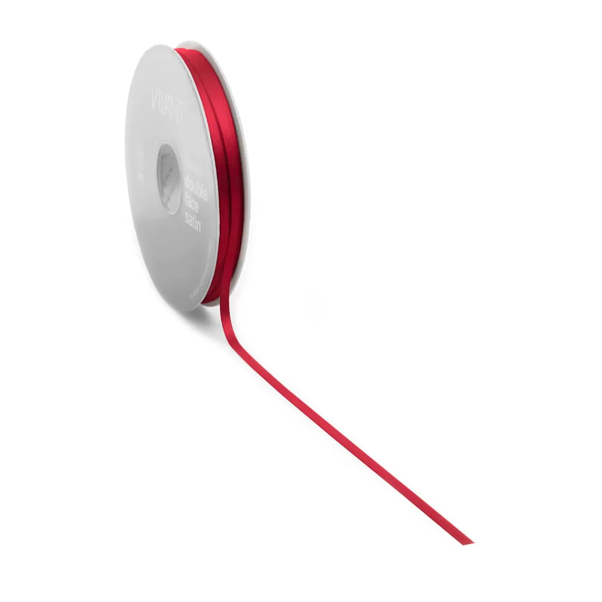 Outlet DecoWoerner Satinband, 3 Mm X 50m rot