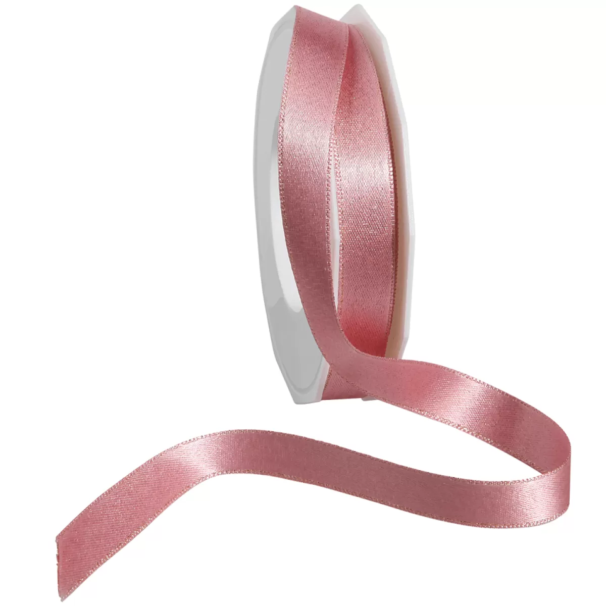 Store DecoWoerner Satinband Glitter, 15 Mm, 20 M, rosa