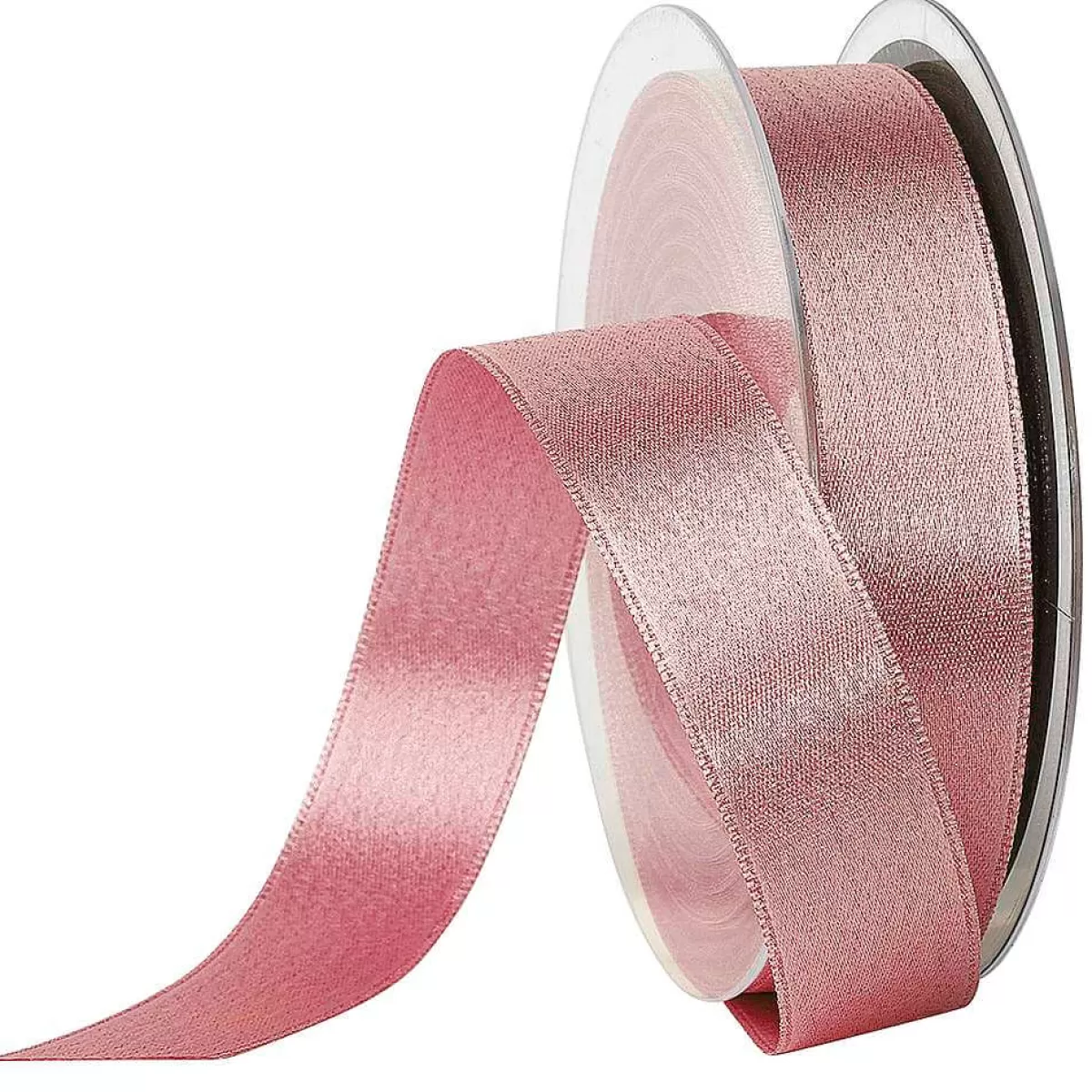 Best DecoWoerner Satinband Glitter, 25 Mm, 20 M, rosa