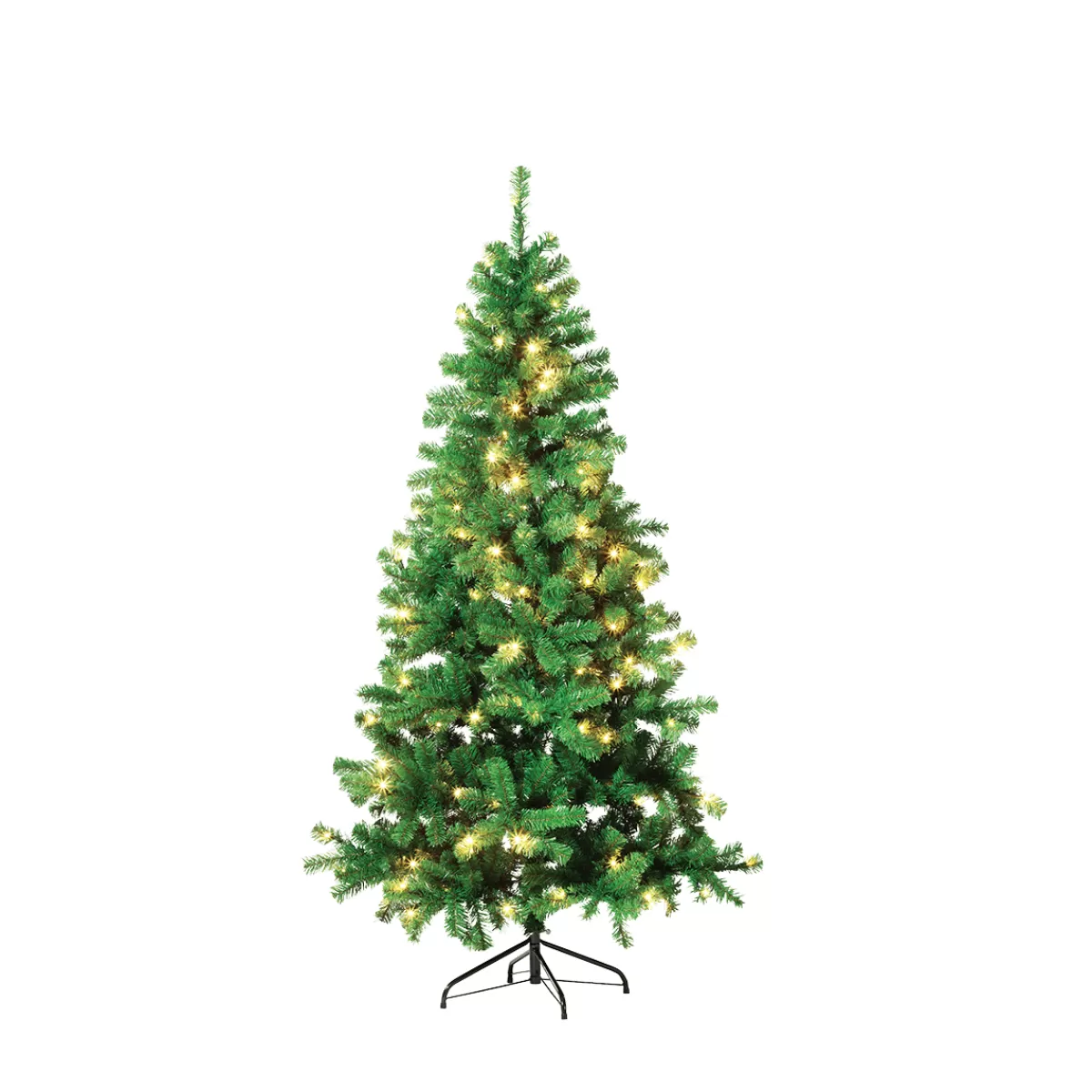 Online DecoWoerner Schmaler, Künstlicher Weihnachtsbaum Mit LED 210 Cm grün