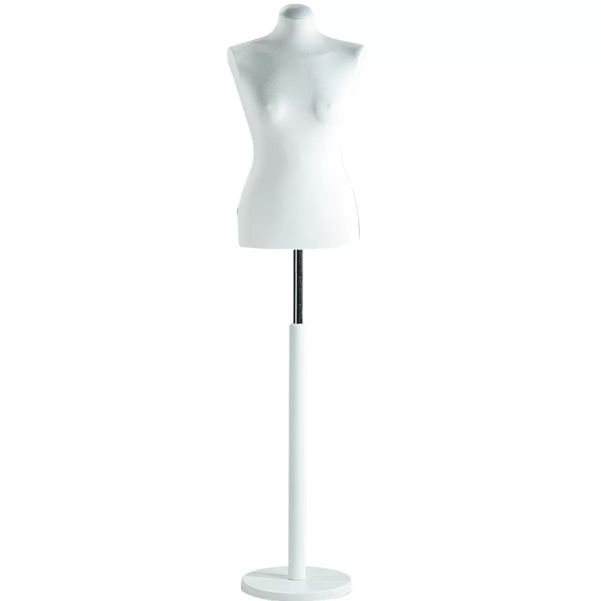 Outlet DecoWoerner Schneiderpuppe Weiblich, Büste 63 Cm, weiß