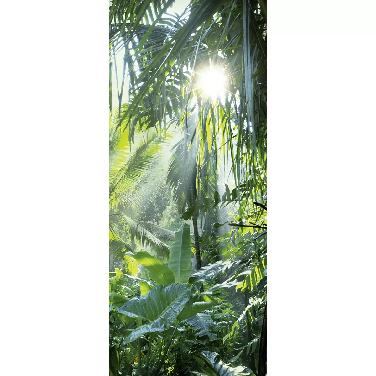 Sale DecoWoerner Schwer Entflammbarer Dschungel Stoffbanner 75 X 180 Cm