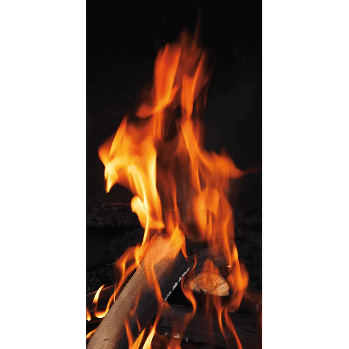 Fashion DecoWoerner Schwer Entflammbarer Stoffbanner "Feuer" Aus Fahnenstoff 100 X 200 Cm rot