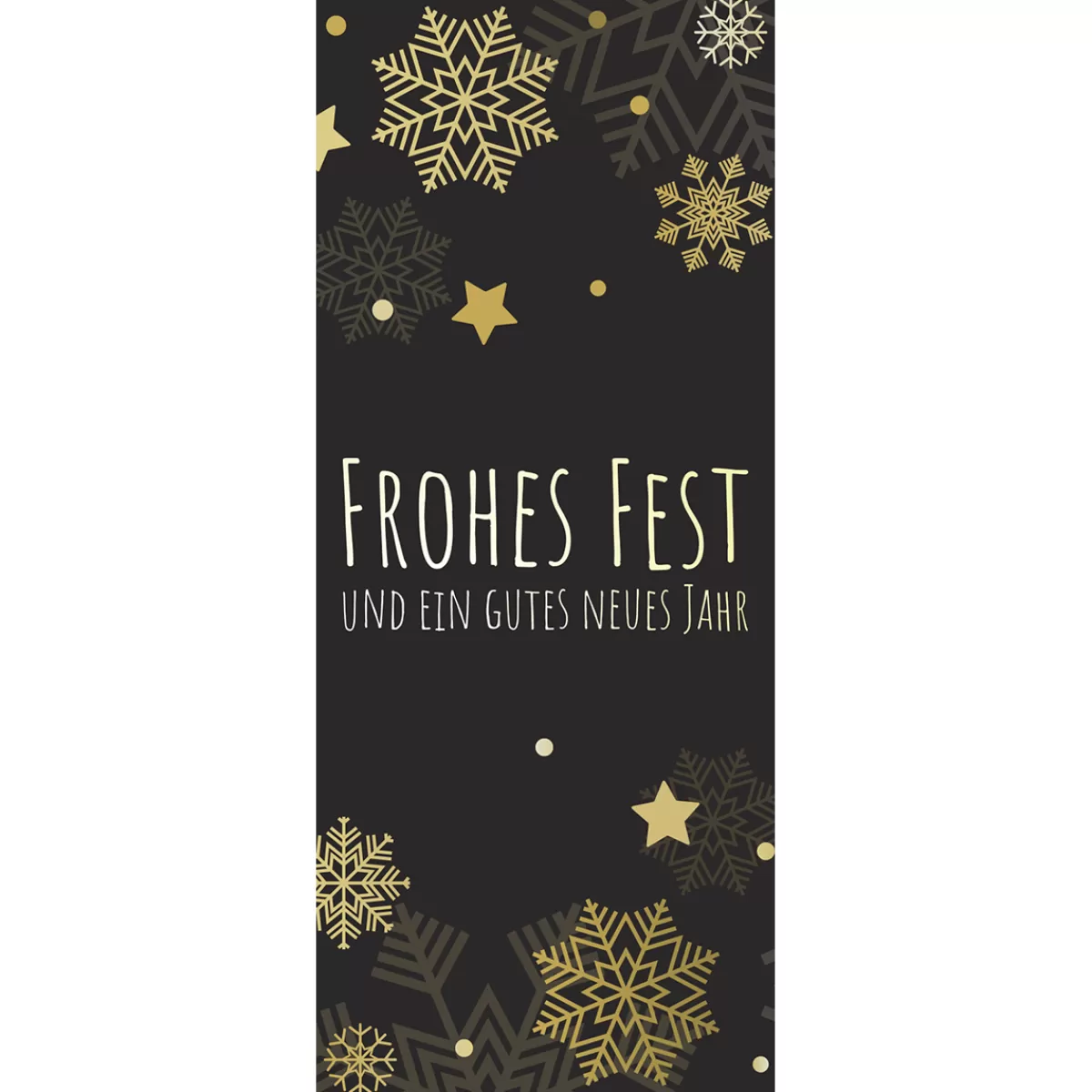 Cheap DecoWoerner Schwer Entflammbarer Stoffbanner "Frohes Fest" 75 X 180 Cm