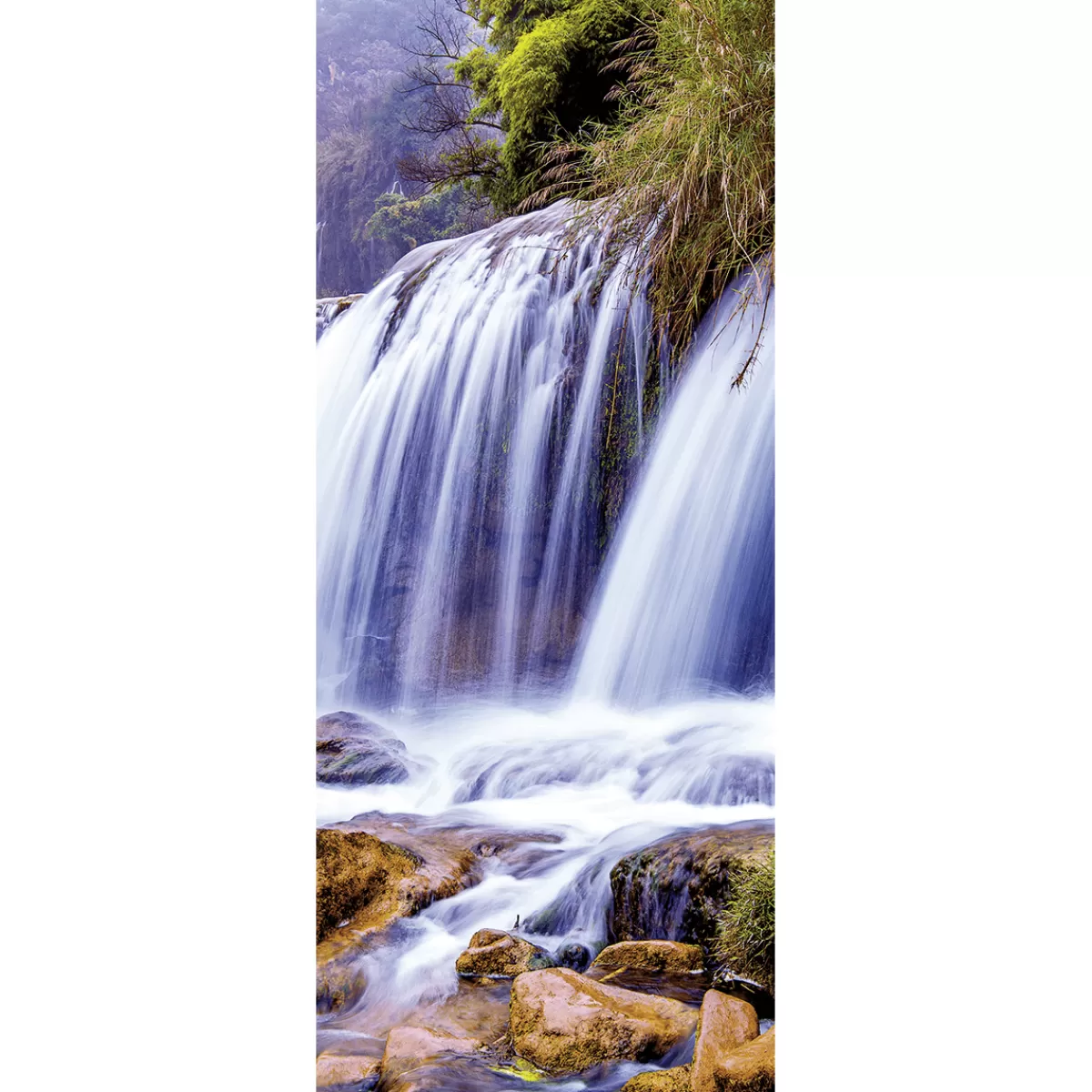 Store DecoWoerner Schwer Entflammbarer Stoffbanner "Wasserfall" 75 X 180 Cm