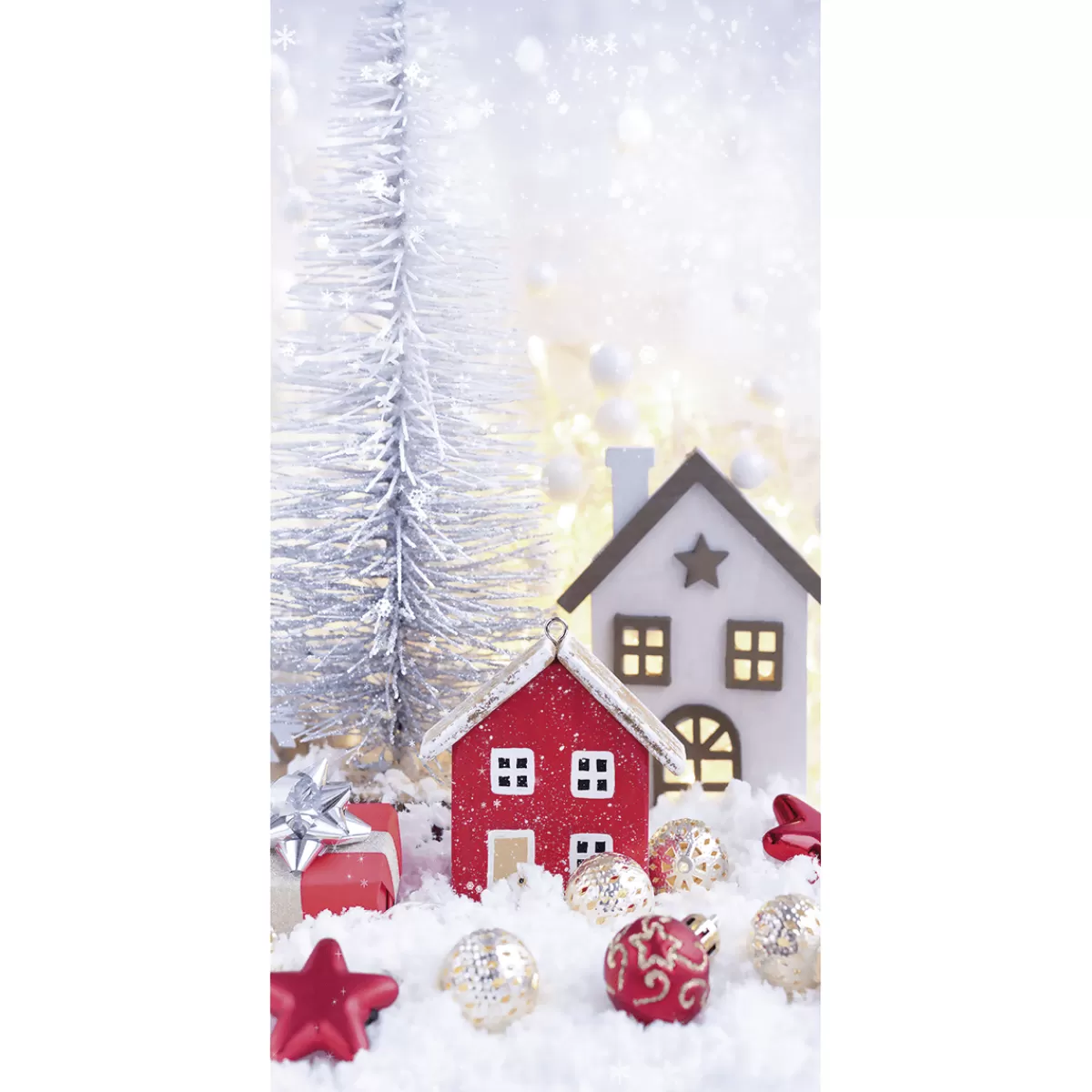 Cheap DecoWoerner Schwer Entflammbarer Stoffbanner "Weihnachtsdeko" 100 X 200 Cm