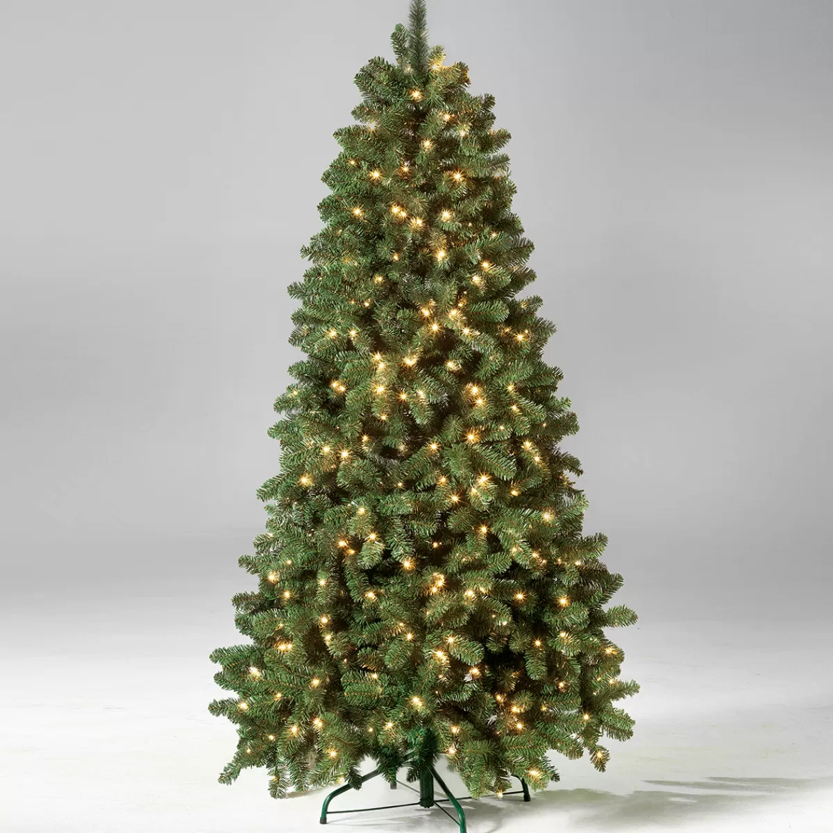 Sale DecoWoerner Schwer Entflammbarer Weihnachtsbaum Mit LED 210 Cm grün