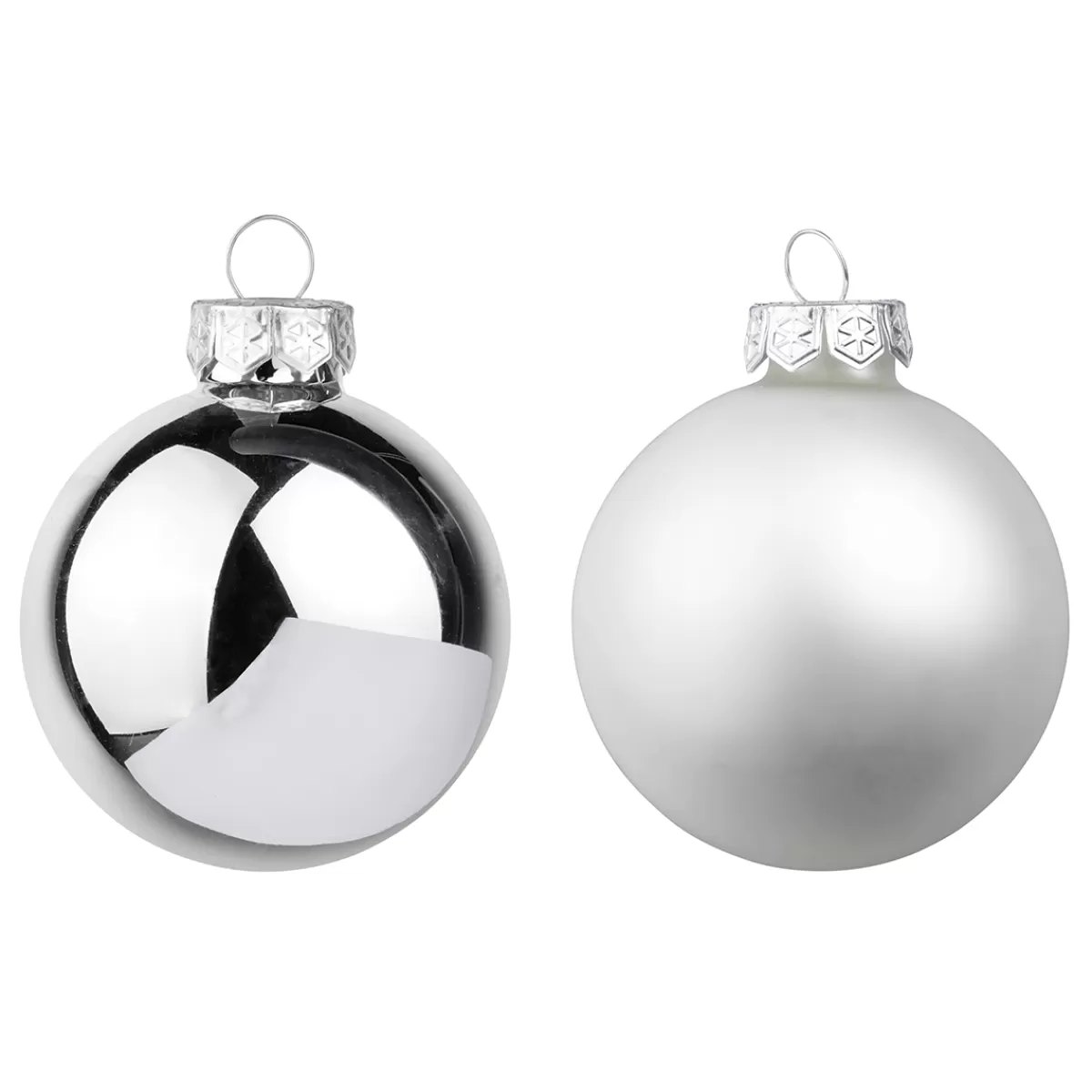 Flash Sale DecoWoerner ne Weihnachtskugeln Aus Glas 6 Cm Ø – 24 Stück silber