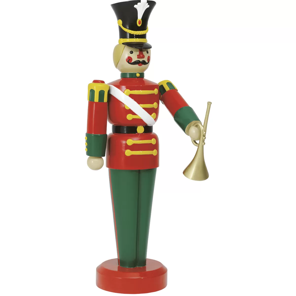 Clearance DecoWoerner Soldat Figur Mit Trompete 185 Cm mehrfarbig