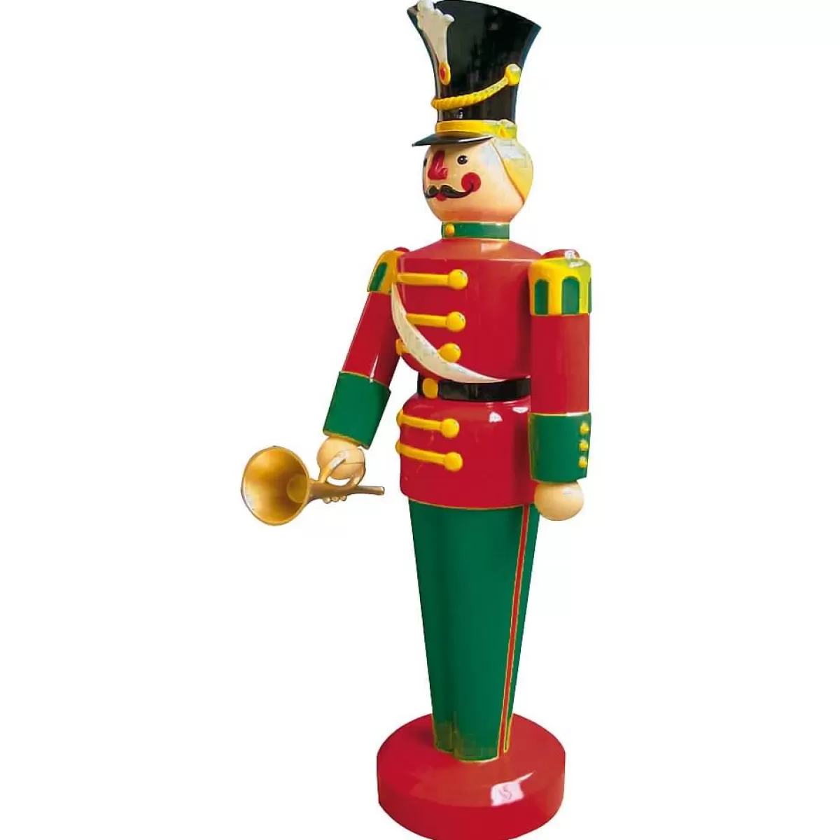 Clearance DecoWoerner Soldat Figur Mit Trompete 185 Cm mehrfarbig