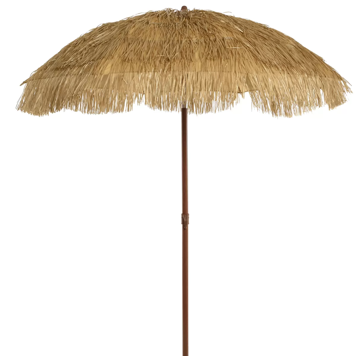 Fashion DecoWoerner Sonnenschirm Hawaii-Stil 210 Cm, 160 Cm Ø braun