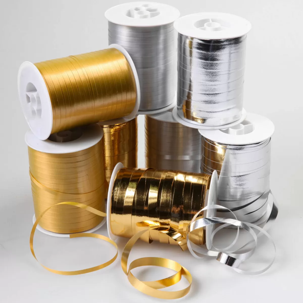 Cheap DecoWoerner Sparpaket "Geschenkbänder" "Kaufe 8 Zahle 6" Gold/silber mehrfarbig