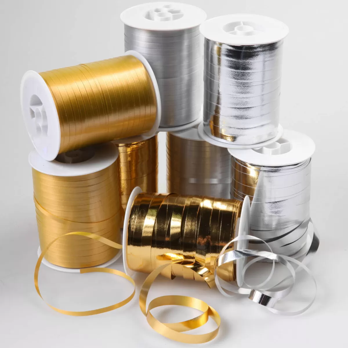 Cheap DecoWoerner Sparpaket "Geschenkbänder" "Kaufe 8 Zahle 6" Gold/silber mehrfarbig