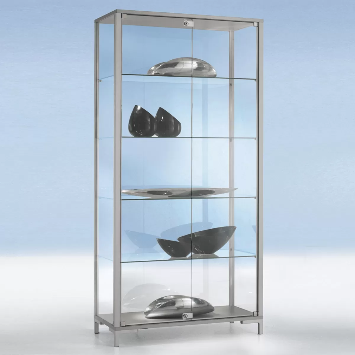 Flash Sale DecoWoerner Standvitrine 186 X 100 X 40 Cm transparent