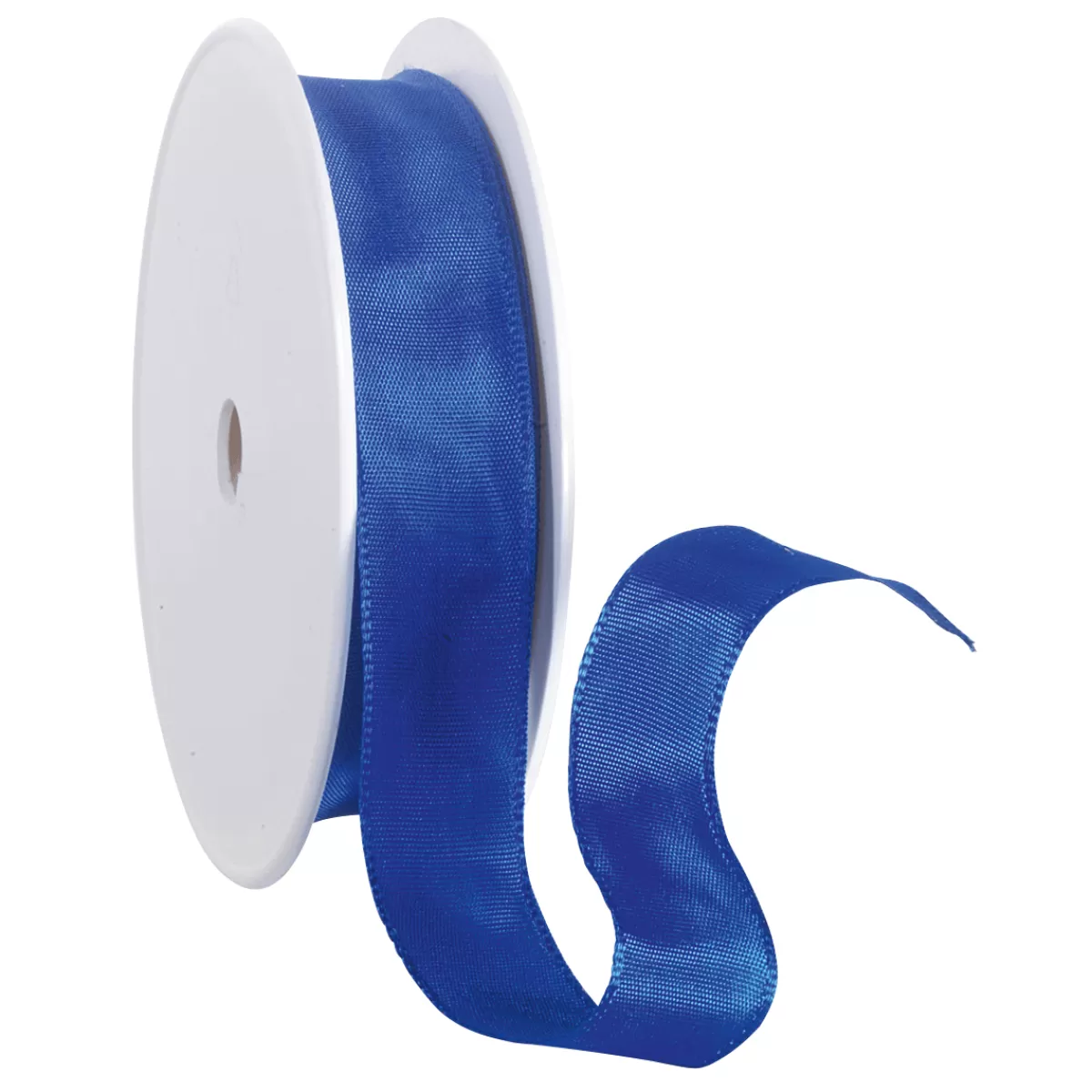 Flash Sale DecoWoerner Stoffband Mit Drahtkante, 25 Mm, 25 M, Royal blau