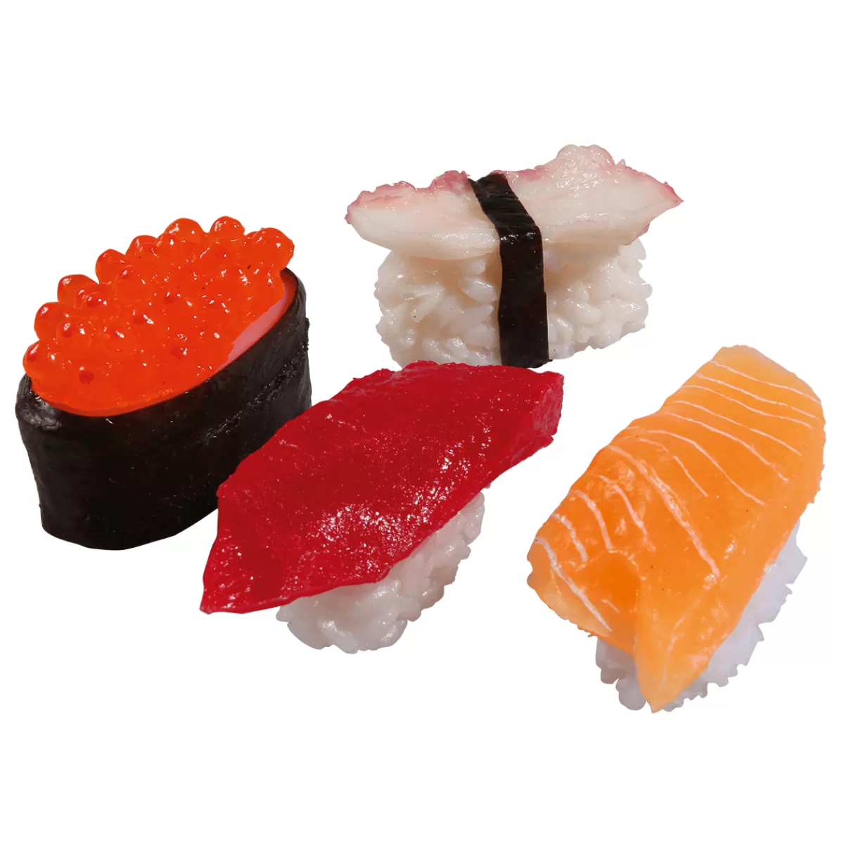 Online DecoWoerner Sushi-Set Lebensmittel-Attrappe, Set 4 Stück rot