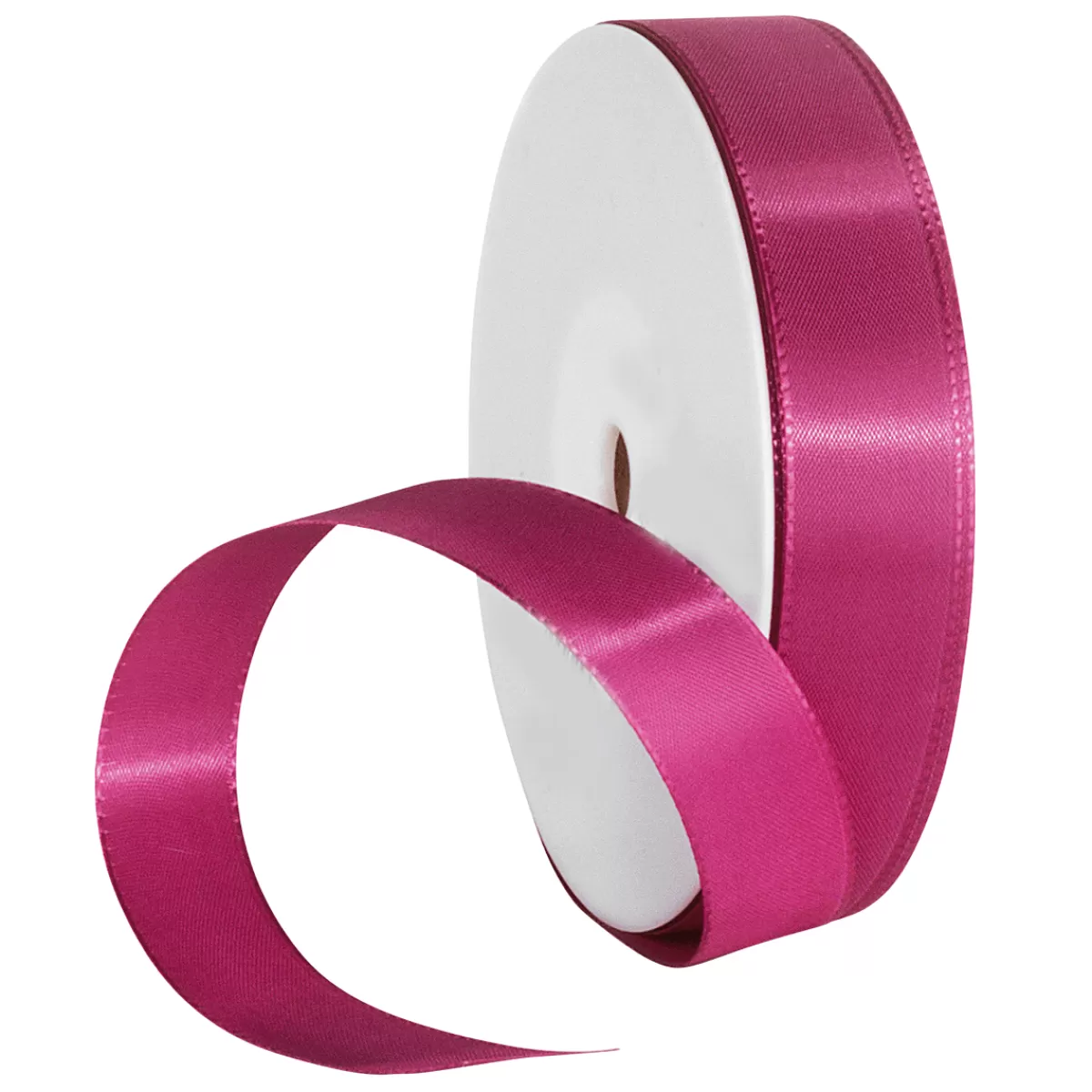 Discount DecoWoerner Taftband Mit Webkante 15 Mm, 50 M, Pink rosa