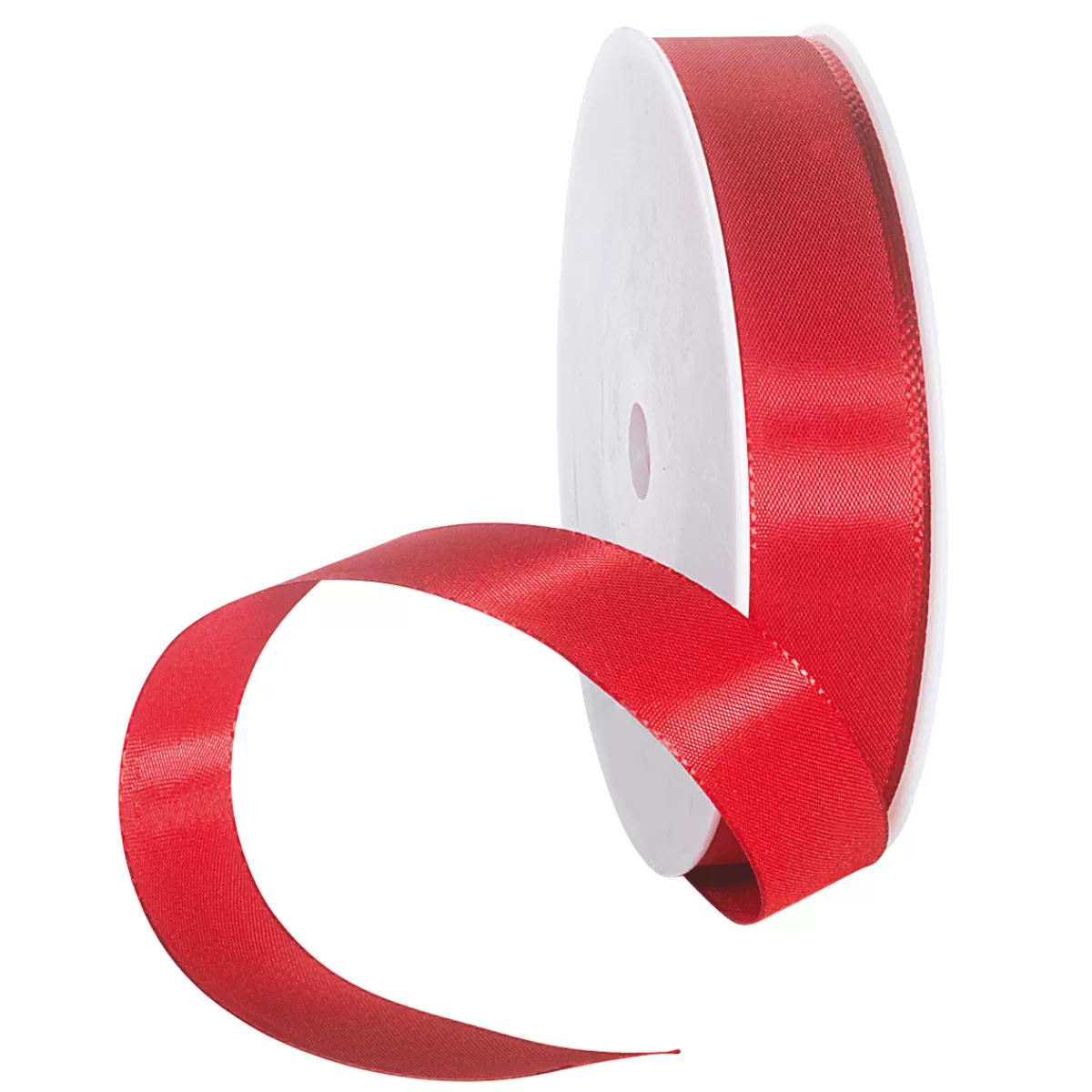 New DecoWoerner Taftband Mit Webkante 25 Mm, 50 M, rot