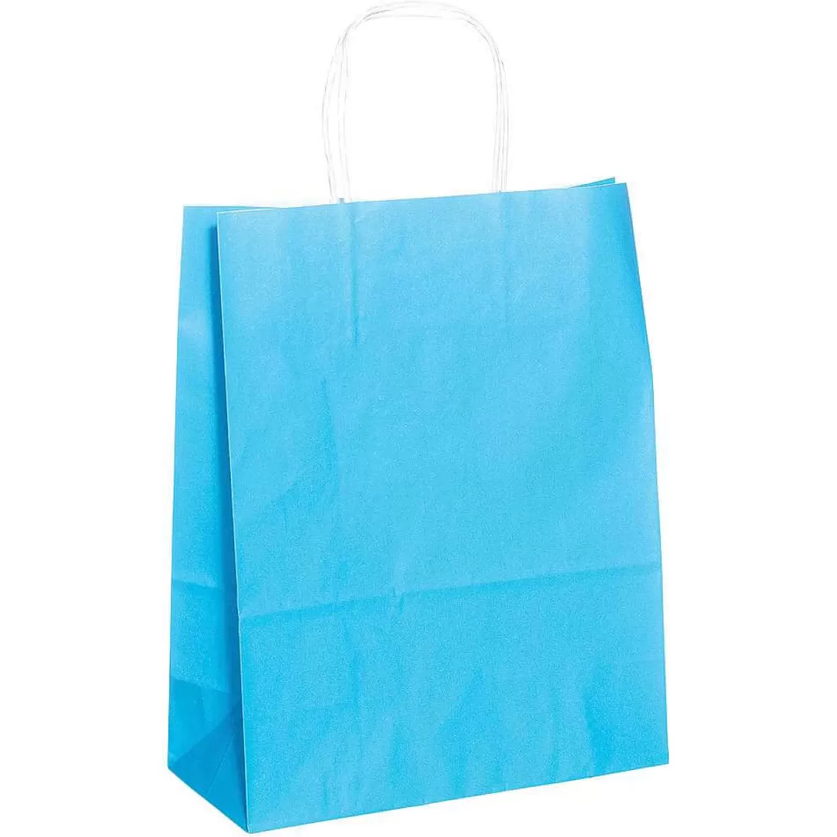 Sale DecoWoerner Tragetasche "Uni", 29 X 22 Cm, Hell 50 Stück blau