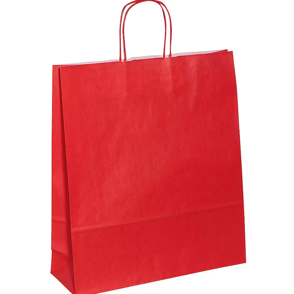 Clearance DecoWoerner Tragetasche "Uni", 36 X 41 Cm, 50 Stück rot