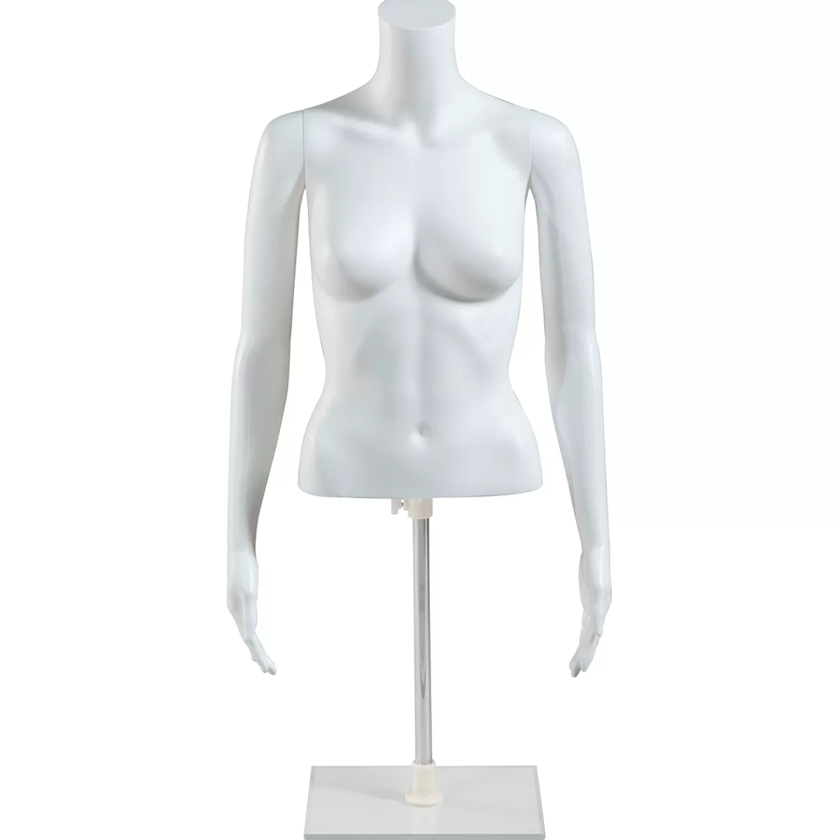 Hot DecoWoerner Umweltfreundlicher PE Damen-Torso, weiß