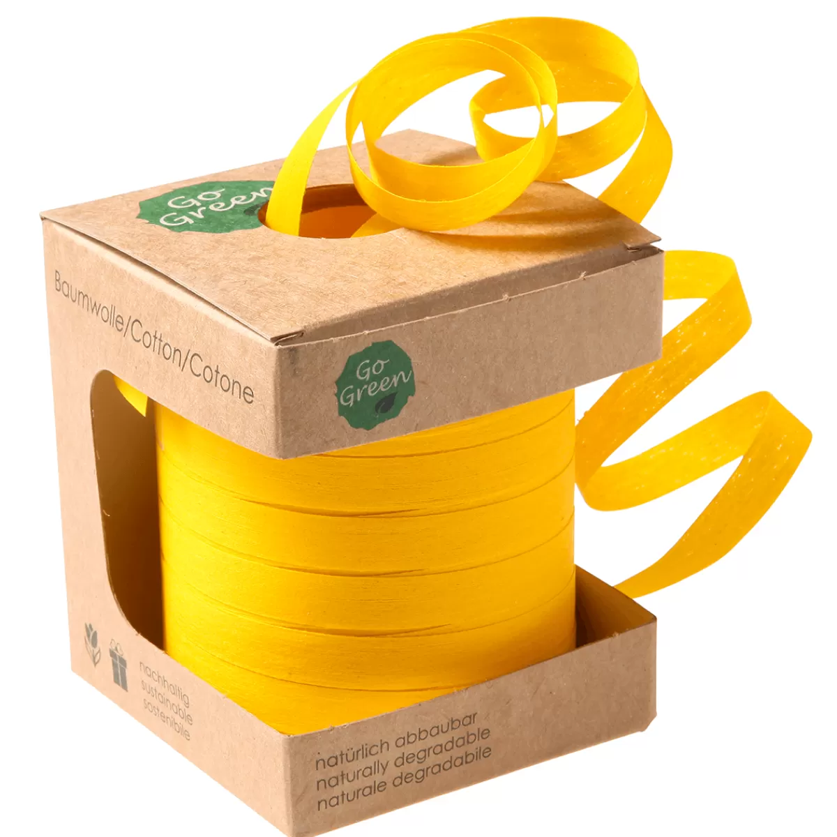 Cheap DecoWoerner Umweltfreundliches Rinand Aus Abbaubarem Material 10 Mm 100 M gelb