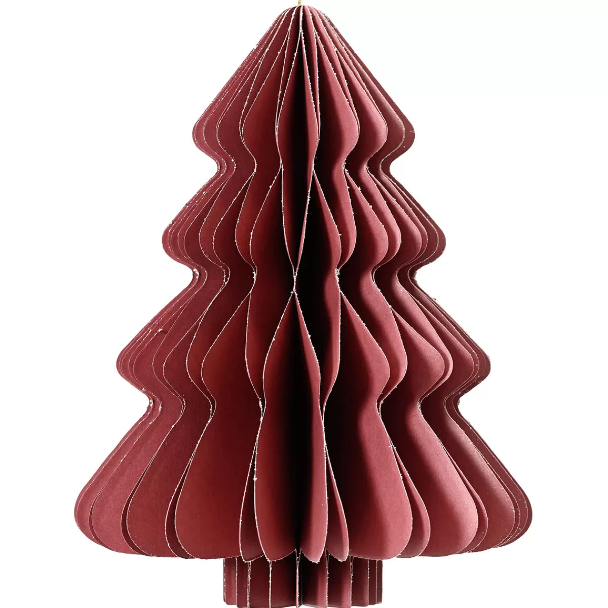 Flash Sale DecoWoerner Wabenpapier Deluxe Tannenbaum 40 Cm rot