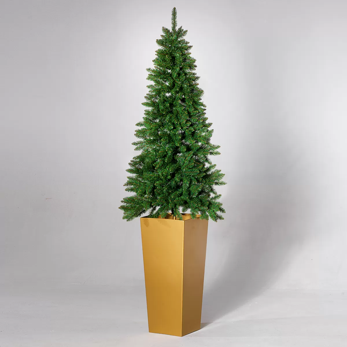 Best DecoWoerner Weihnachtbaumständer Vase, 90 Cm Hoch gold