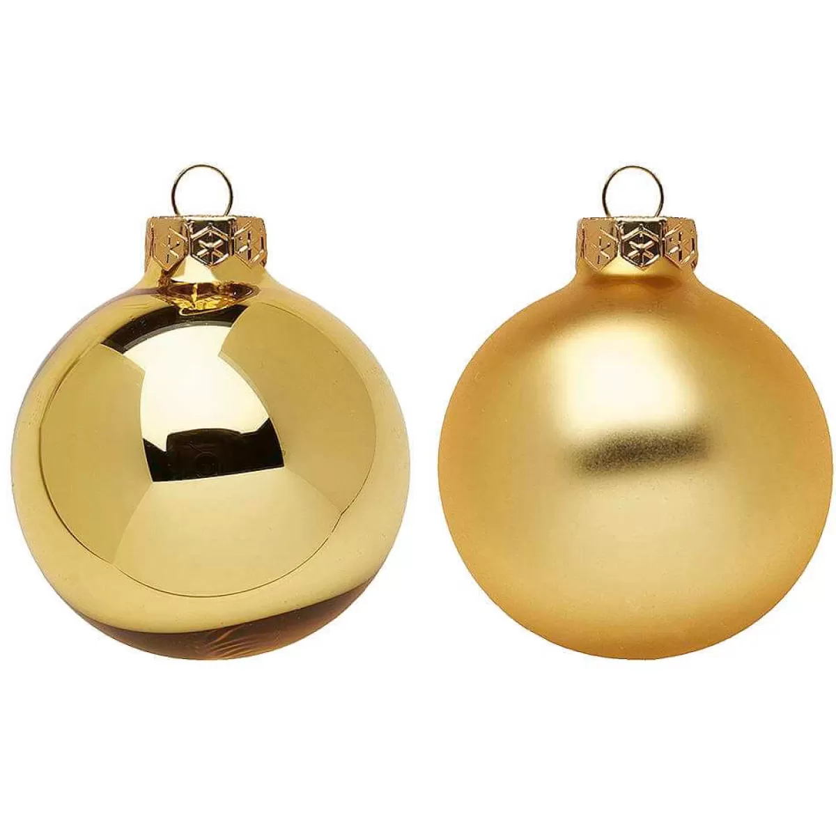 Flash Sale DecoWoerner Weihnachtskugel Aus Glas 8 Cm, , 6 Stück gold