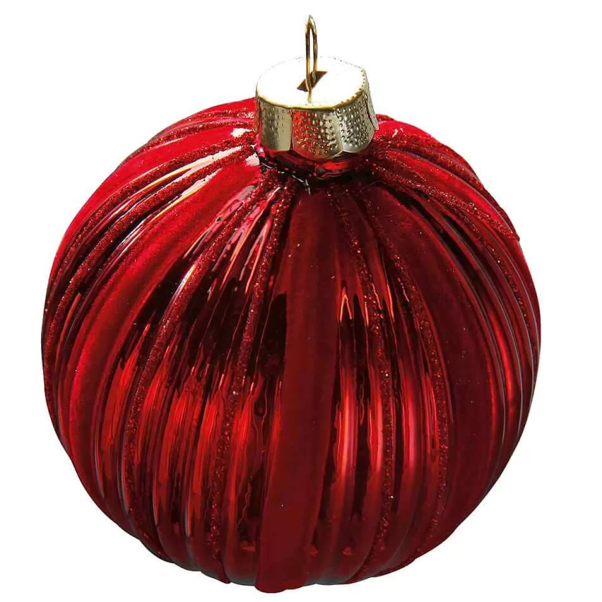 Store DecoWoerner Weihnachtskugel Velvet , 8 Cm, 2 Stück rot