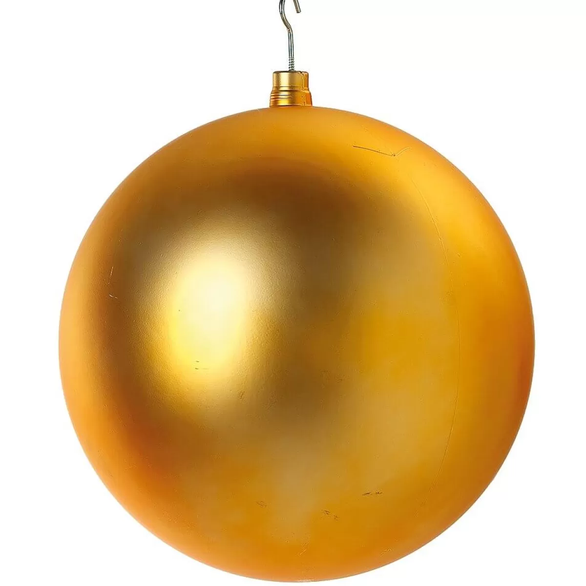 Sale DecoWoerner Weihnachtskugel XXL Matt, 50 Cm gold