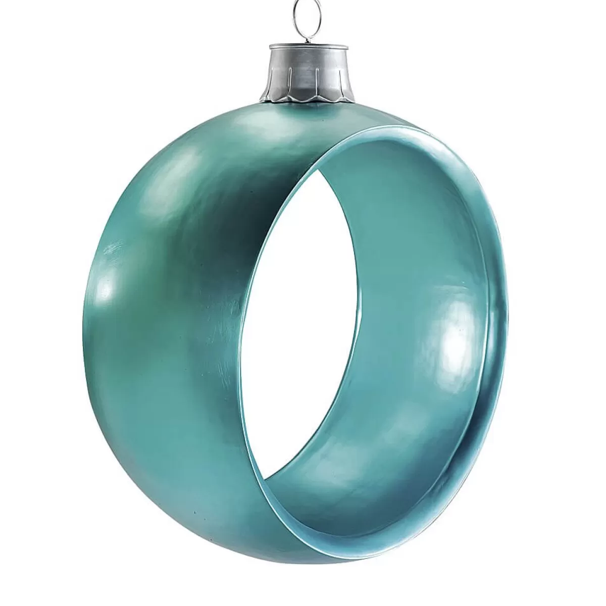 Online DecoWoerner Weihnachtskugel-Ring 110 Cm, Eis blau