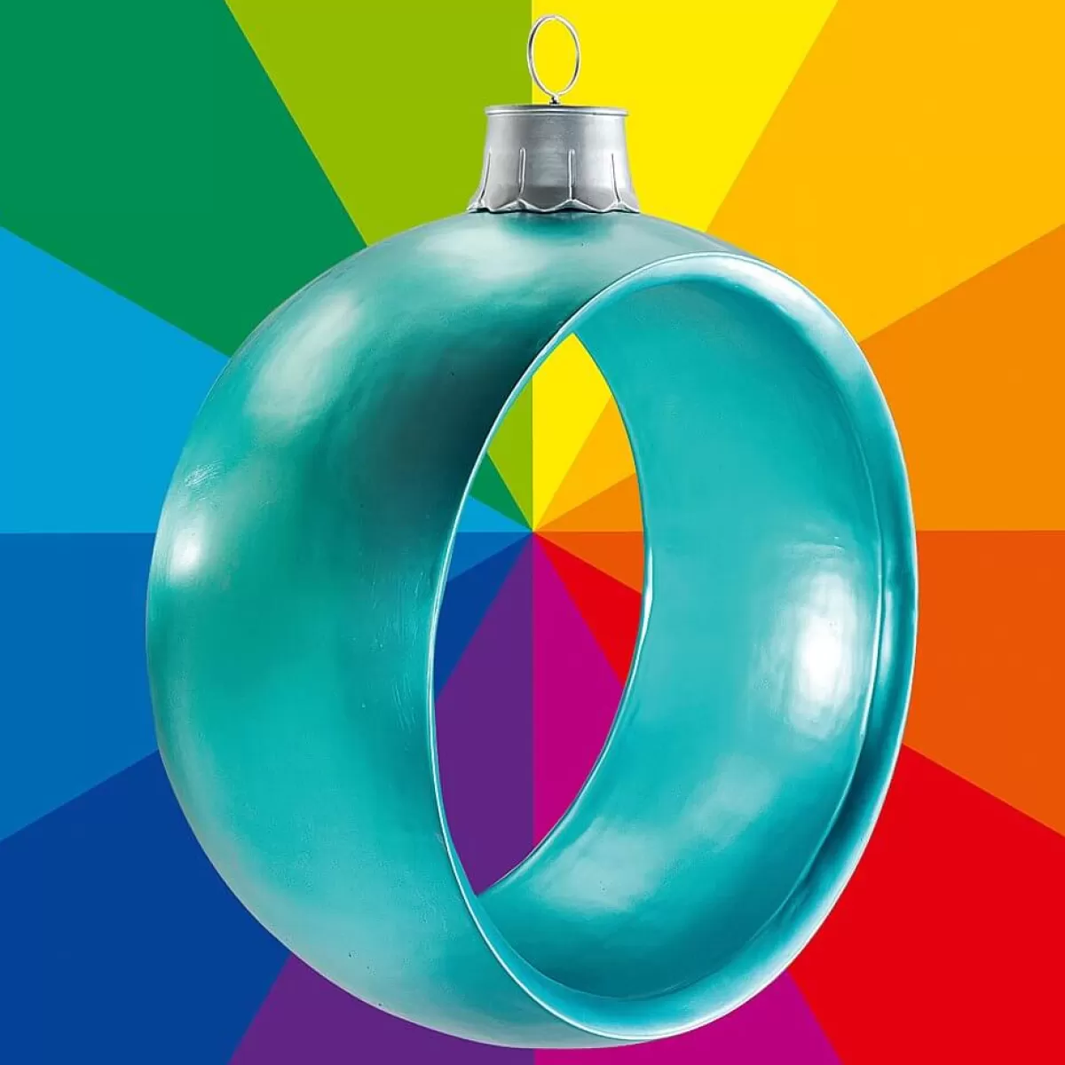 Shop DecoWoerner Weihnachtskugel-Ring 110 Cm, Wunschfarbe