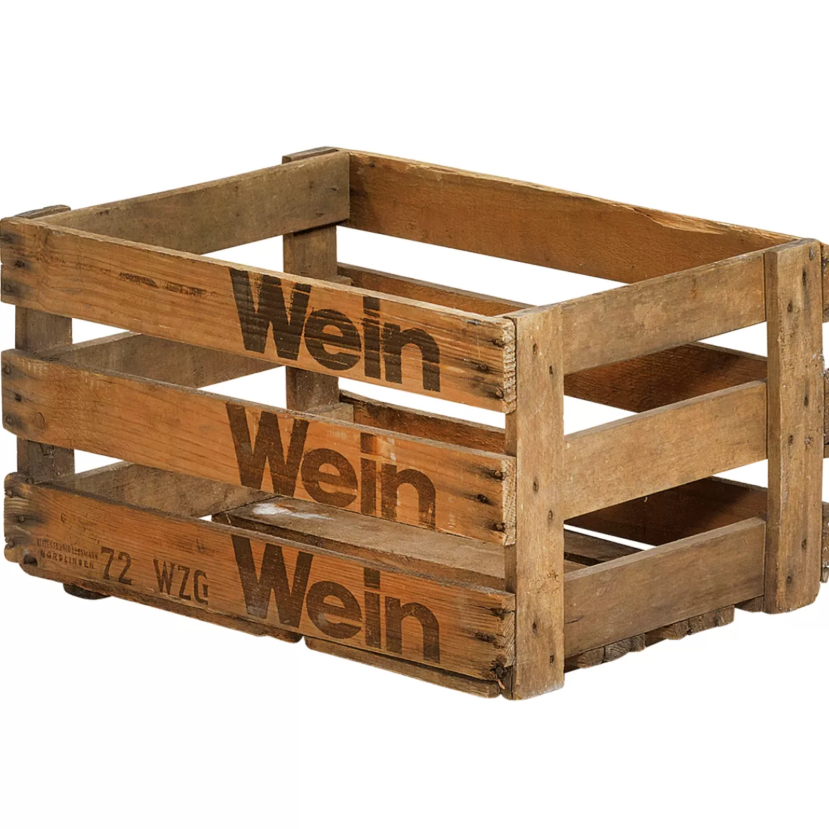 Store DecoWoerner Weinkiste Original 46x31x25 Cm braun