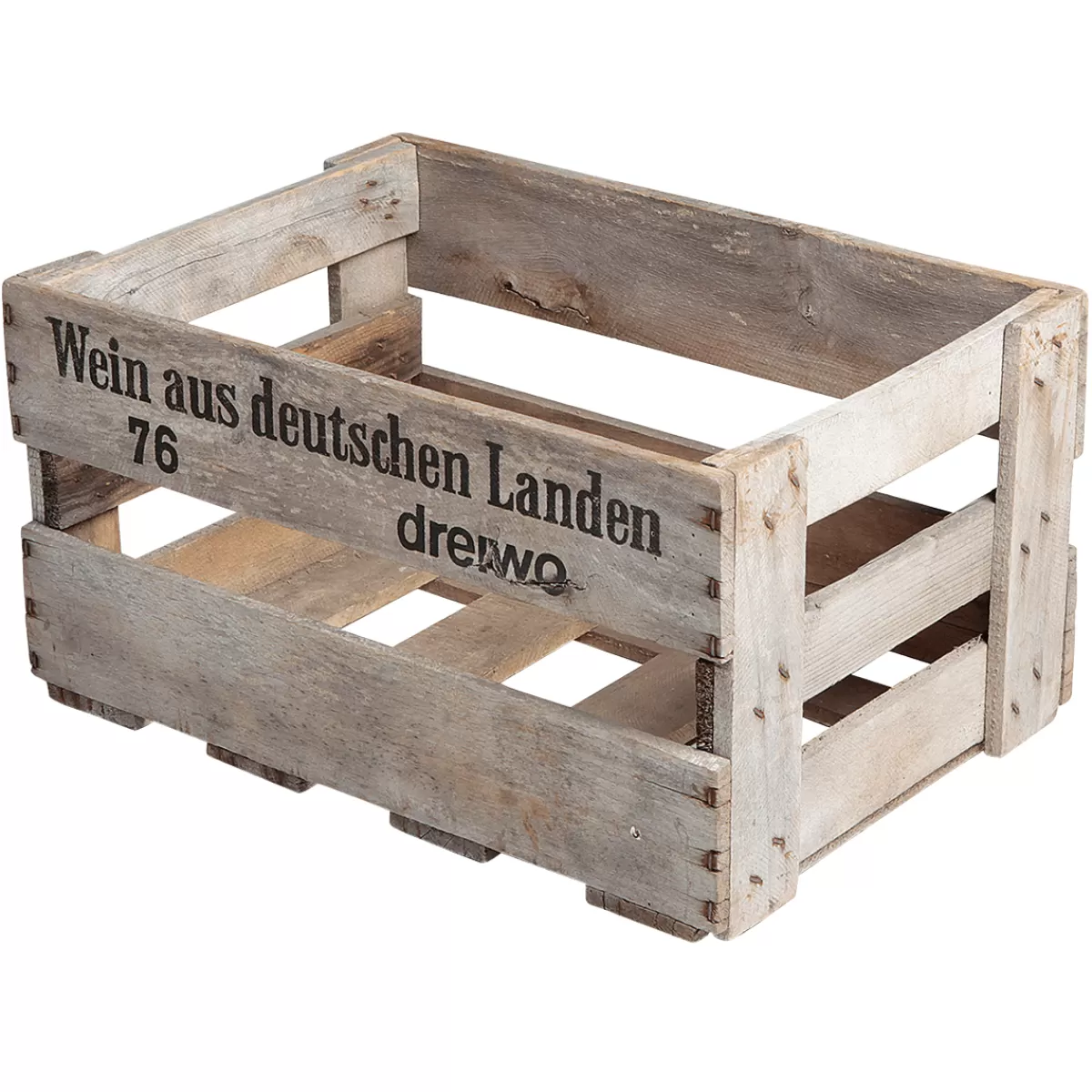 Store DecoWoerner Weinkiste Original 46x31x25 Cm braun