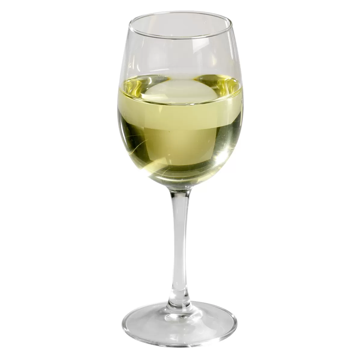 Discount DecoWoerner Weißwein Glas Langstielig-Lebensmittel-Attrappe 20 Cm gelb