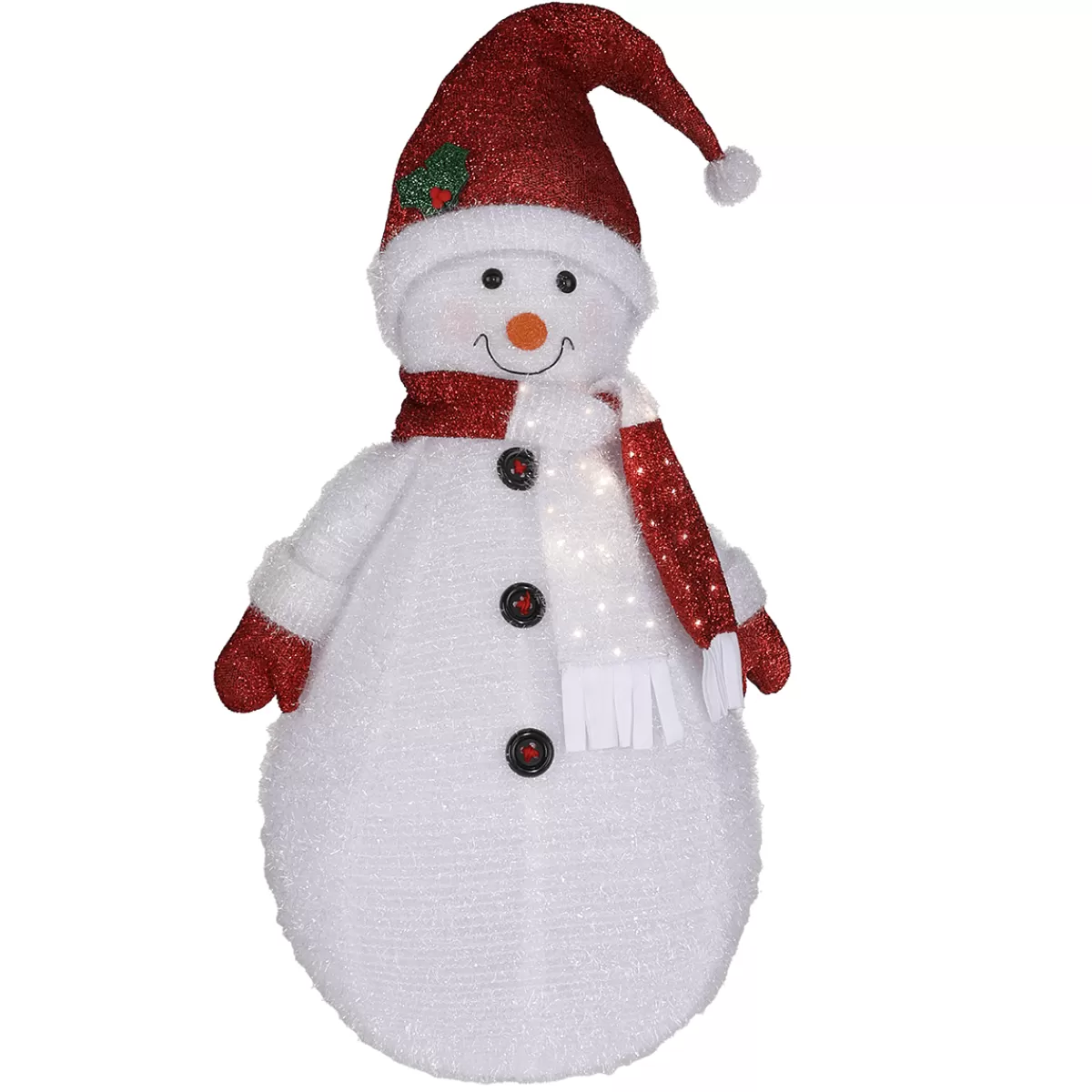 Shop DecoWoerner XL Schneeman Aus Polyester 120 Cm weiß