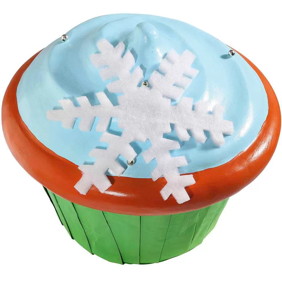 Cheap DecoWoerner XXL Cupcake Attrappe 50 Cm Ø blau