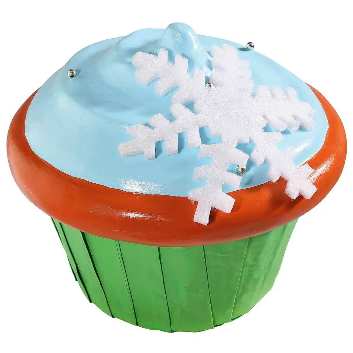 Cheap DecoWoerner XXL Cupcake Attrappe 50 Cm Ø blau