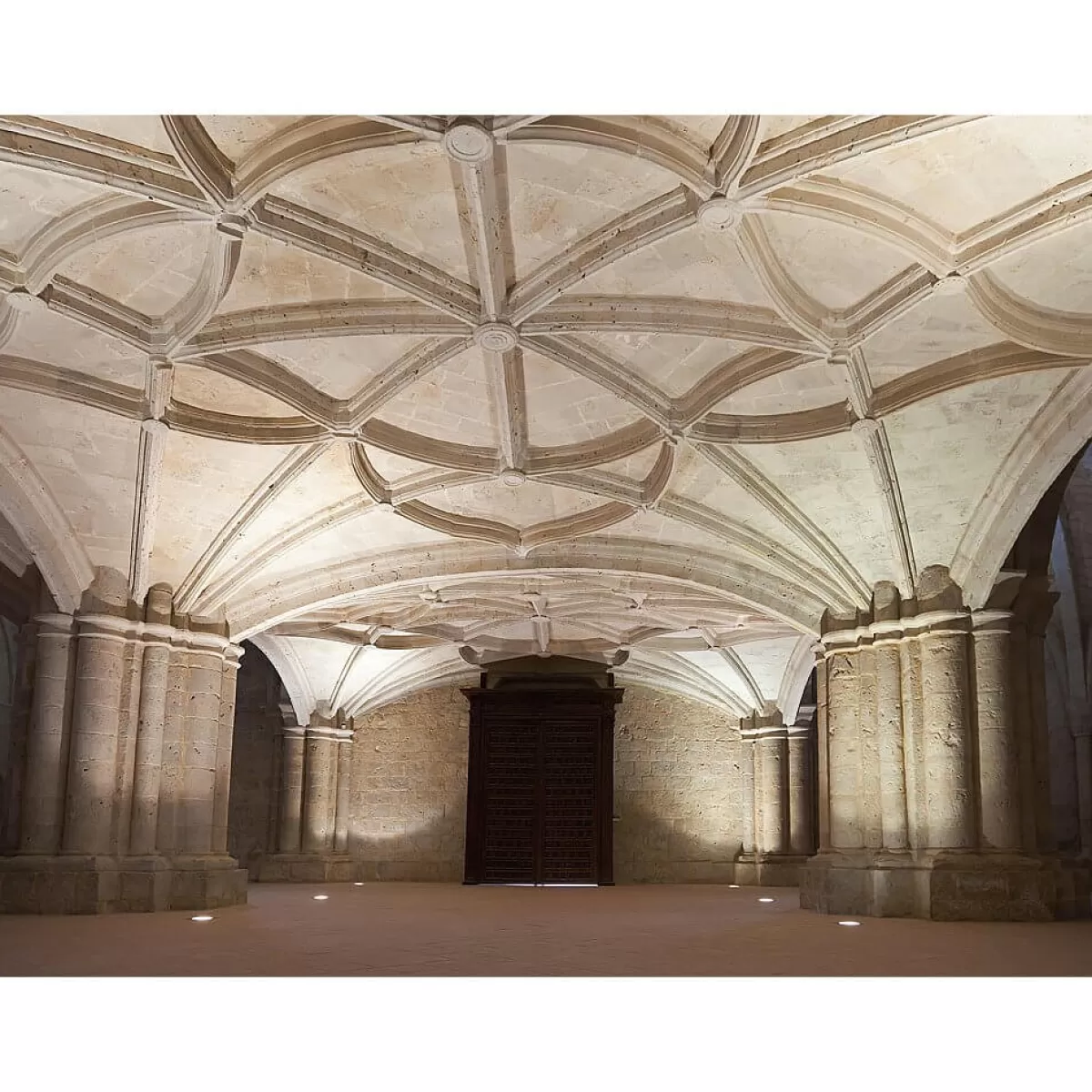 New DecoWoerner XXL-Planenbanner "Gewölbehimmel" Aus Schwer Entflammbarer LKW-Plane 250 X 330 Cm Beige